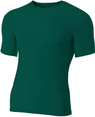 A4 NB3130 - Youth Short Sleeve Compression Crew FOREST