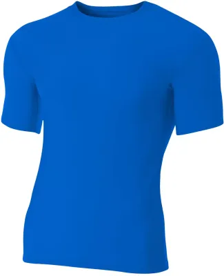 A4 NB3130 - Youth Short Sleeve Compression Crew ROYAL