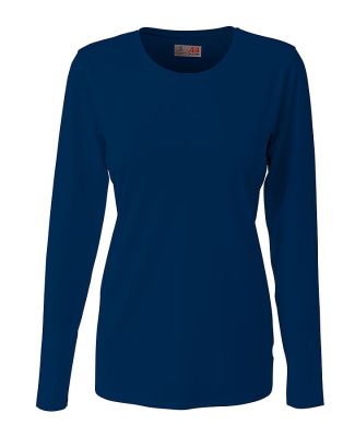 A4 NG3015 - The Spike  Long Sleeve Volleyball Jers Navy