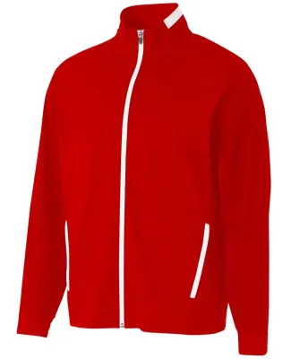 A4 NB4261 - League Youth Full Zip Jacket SCARLET/ WHITE