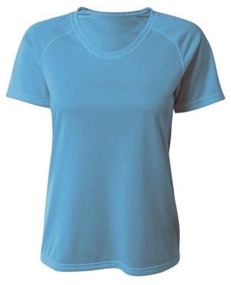 A4 NW3393 - Women's SureColor Short Sleeve Cationi Ltblue