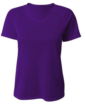 A4 NW3393 - Women's SureColor Short Sleeve Cationi Purple