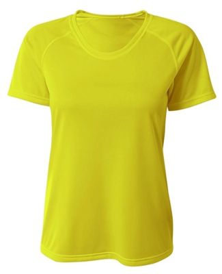 A4 NW3393 - Women's SureColor Short Sleeve Cationi Safetyyellow