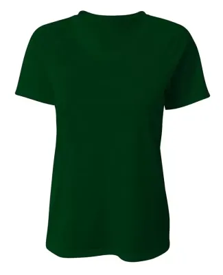 A4 N3393  - SureColor Short Sleeve Cationic Tee Forest