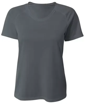 A4 N3393  - SureColor Short Sleeve Cationic Tee Graphite