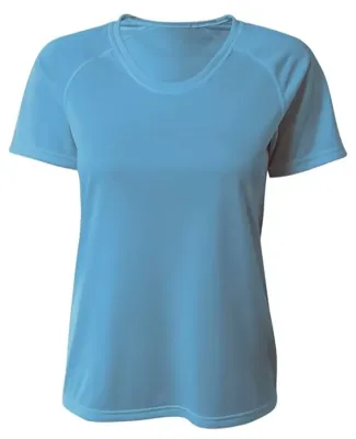 A4 N3393  - SureColor Short Sleeve Cationic Tee Ltblue