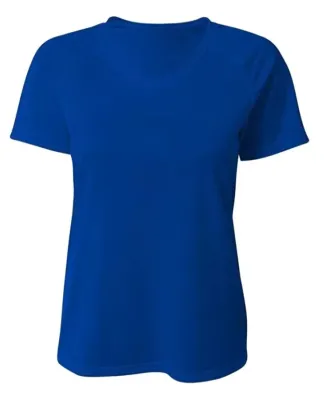 A4 N3393  - SureColor Short Sleeve Cationic Tee Royal