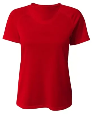 A4 N3393  - SureColor Short Sleeve Cationic Tee Scarlet