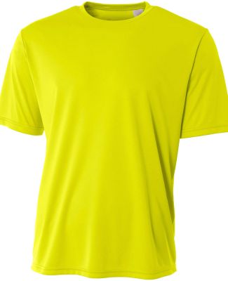 A4 N3402 - Basic Sprint Tee in Safety yellow