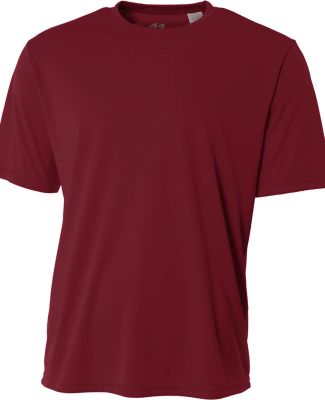 A4 N3402 - Basic Sprint Tee in Maroon
