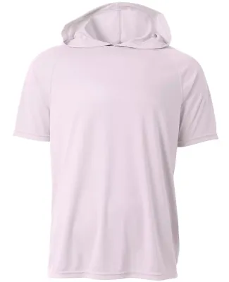 A4 N3408 - Cooling Performance Short Sleeve Hooded WHITE