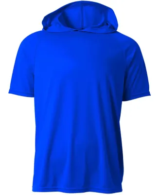 A4 N3408 - Cooling Performance Short Sleeve Hooded ROYAL