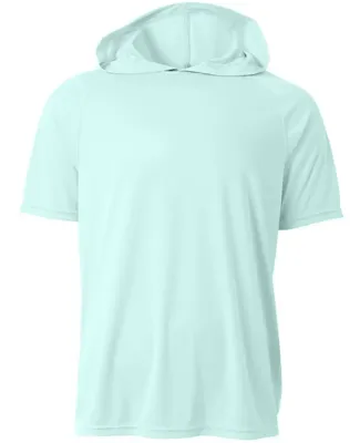 A4 N3408 - Cooling Performance Short Sleeve Hooded PASTEL MINT