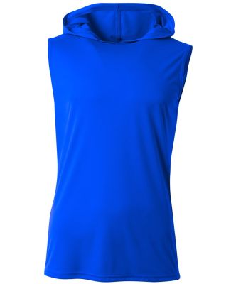 A4 N3410 - Cooling Performance Sleeveless Hooded T in Royal