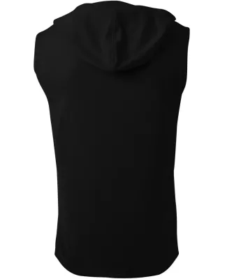 A4 N3410 - Cooling Performance Sleeveless Hooded T BLACK
