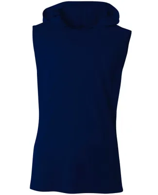 A4 N3410 - Cooling Performance Sleeveless Hooded T NAVY