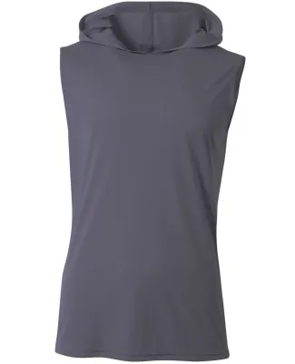 A4 N3410 - Cooling Performance Sleeveless Hooded T GRAPHITE