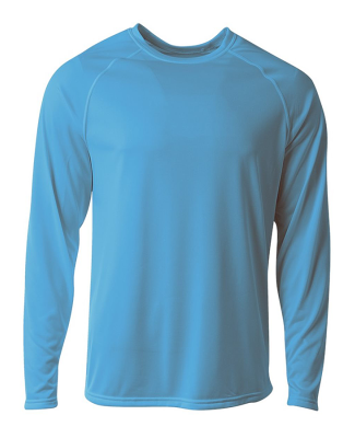 A4 NB3396 - Youth SureColor Long Sleeve Cationic T Light Blue