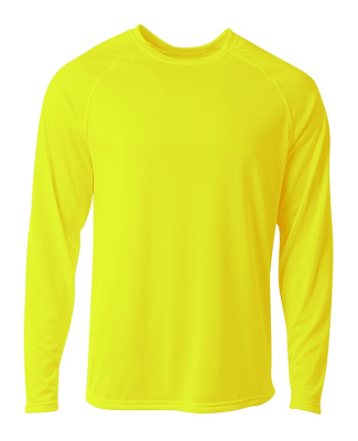 A4 NB3396 - Youth SureColor Long Sleeve Cationic T Safety Yellow