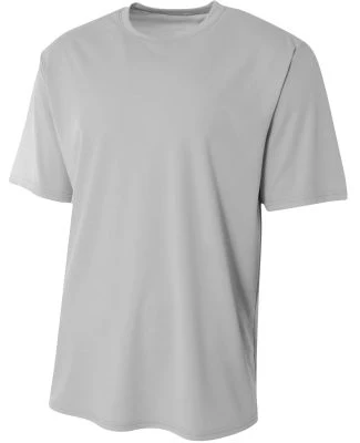 A4 NB3402 - Youth Sprint Basic T-Shirt in Silver