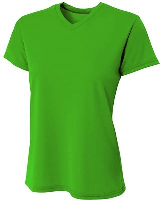 A4 NW3402 - Women's Sprint Short Sleeve V-neck in Kelly