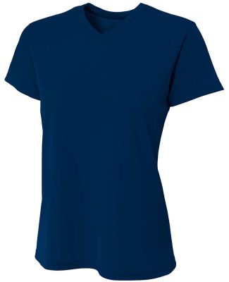 A4 NW3402 - Women's Sprint Short Sleeve V-neck in Navy