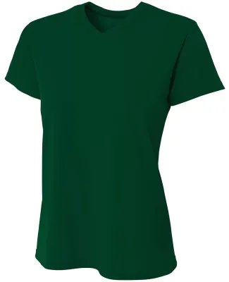 A4 NW3402 - Women's Sprint Short Sleeve V-neck FOREST