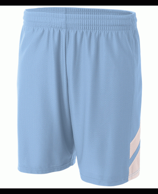A4 N5178 - Fast Break Shorts Lt Blue/White
