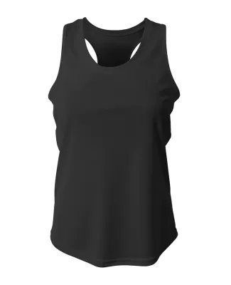 A4 NW1179 - Athletic Racerback Tank Black