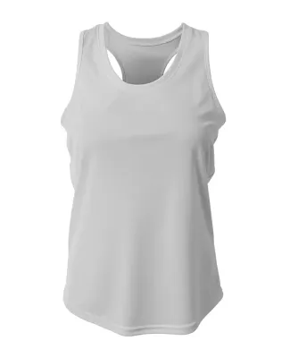 A4 NW1179 - Athletic Racerback Tank Silver