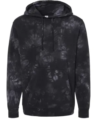 Independent Trading Co. PRM4500TD Midweight Tie-Dy Tie Dye Black