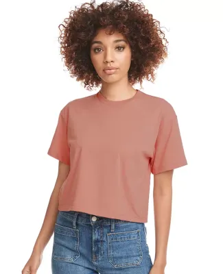 Next Level Apparel 1580 Ladies' Ideal Crop T-Shirt DESERT PINK
