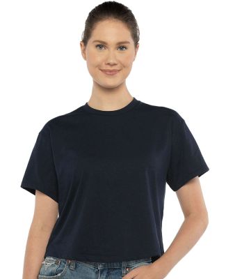 Next Level Apparel 1580 Ladies' Ideal Crop T-Shirt in Midnight navy