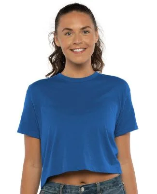 Next Level Apparel 1580 Ladies' Ideal Crop T-Shirt in Royal