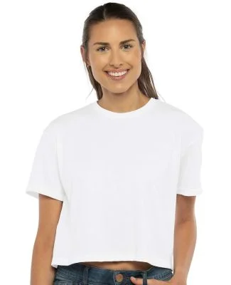 Next Level Apparel 1580 Ladies' Ideal Crop T-Shirt in White