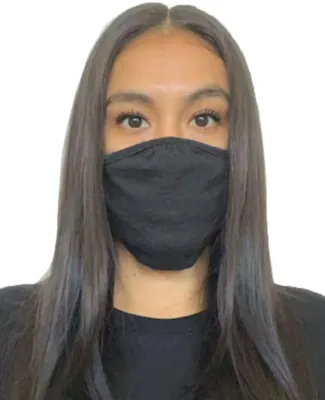 Next Level Apparel M100 Adult Eco Face Mask HEATHER BLACK