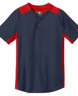 New Era Apparel YNEA221 New Era    Youth Diamond E True Navy/Scar