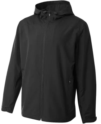 Men's Full-Zip Force Windbreaker Jacket BLACK