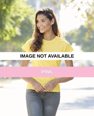 Alstyle 2517 Missy Ringspun Cotton Tee Pink