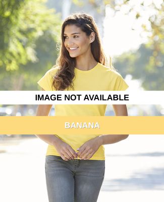 Alstyle 2517 Missy Ringspun Cotton Tee Banana