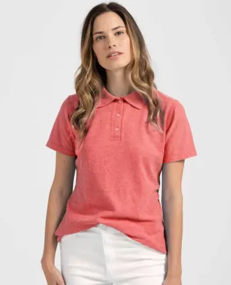 Tultex 401 - Women's Sport Polo Heather Red