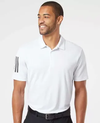 Adidas Golf Clothing A480 Floating 3-Stripes Sport White/ Black