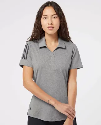Adidas Golf Clothing A481 Women's Floating 3-Strip Grey Three Heather/ Black