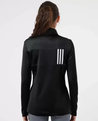 Adidas Golf Clothing A483 Women's 3-Stripes Double Black/ Grey Two