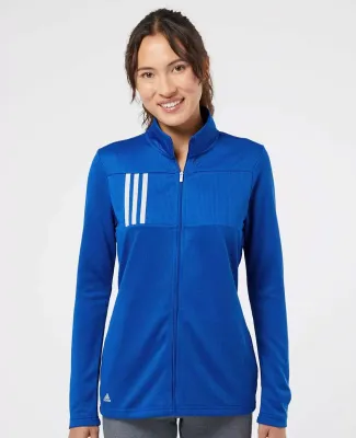 Adidas Golf Clothing A483 Women's 3-Stripes Double Team Royal/ Grey Two