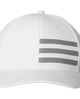Adidas Golf Clothing A631 Bold 3-Stripes Cap White