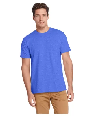 Delta Apparel 12600L   Adult S/S Tee in Royal heather