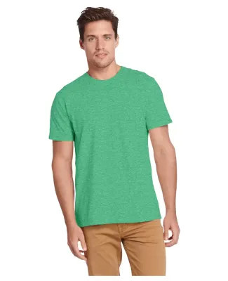 Delta Apparel 12600L   Adult S/S Tee in Kelly heather