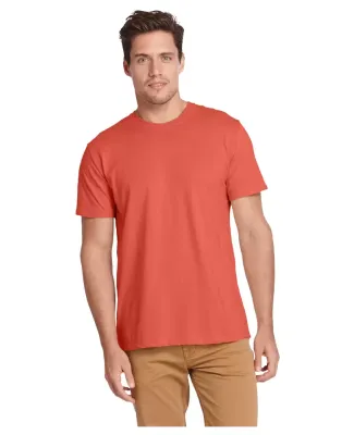 Delta Apparel 12600L   Adult S/S Tee in Deep coral