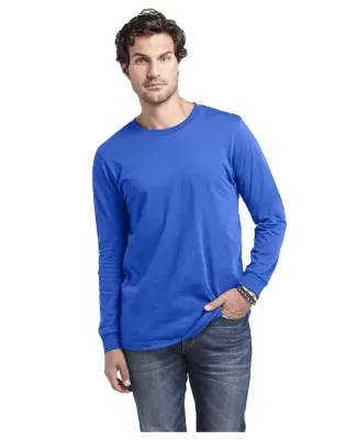 Delta Apparel 12640   Adult L/S Tee in Royal